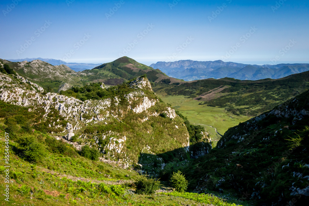 Mountain landscape in Picos de Europa, Asturias, Spain