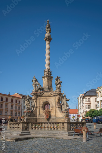 Obraz na płótnie Marian Plague Column at Lower Square - Olomouc, Czech Republic w salonie