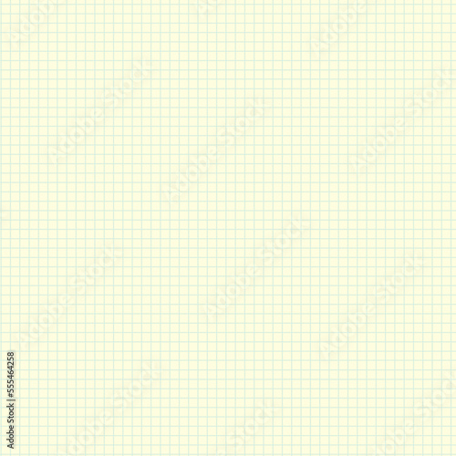 Square grid paper sheet. Seamless checkered pattern