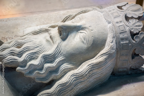 Tomb of King Clovis I, in Basilica of Saint-Denis