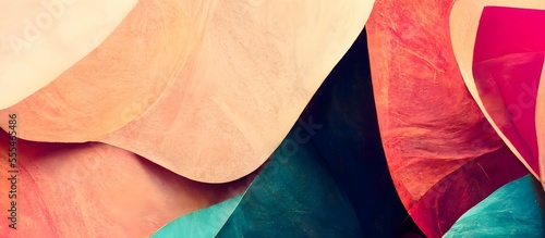 Trendy abstract colorful cover background design