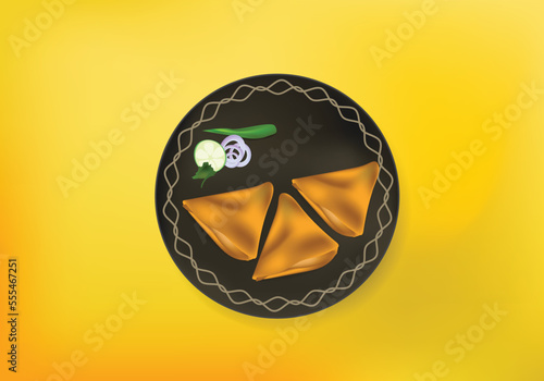 samosa common street food of bangladesh and india