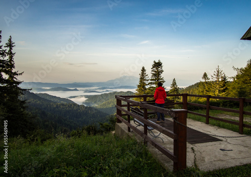 Widok z Przechyby na Tatry