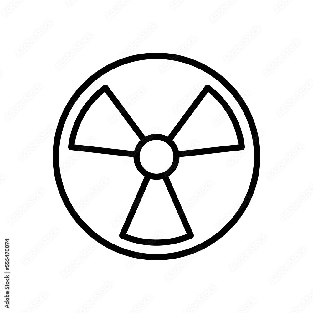 radiation icon design vector template radiation icon design vector template