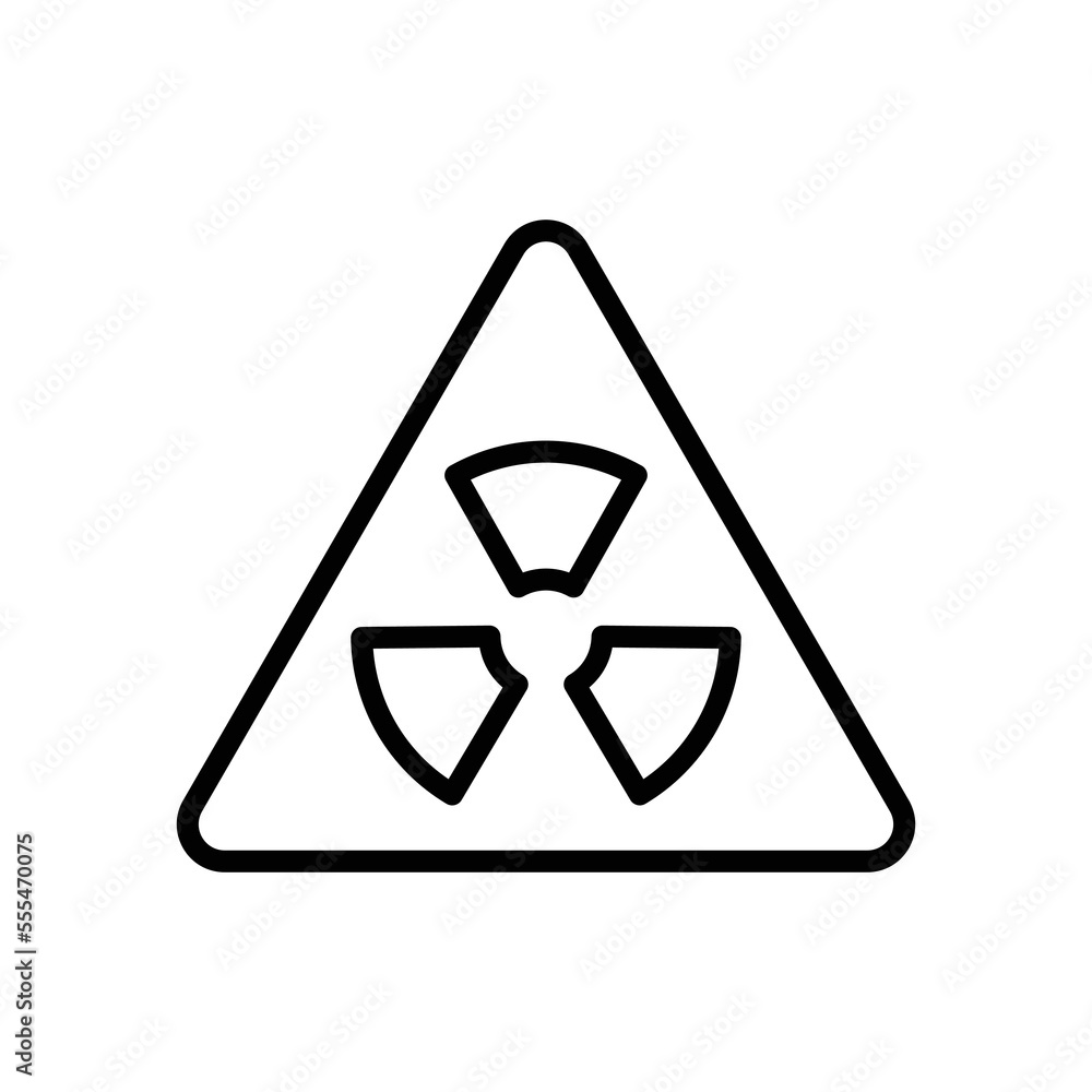 radiation icon design vector template radiation icon design vector template