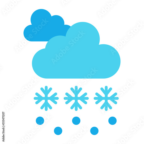 Snow Storm Flat Icon