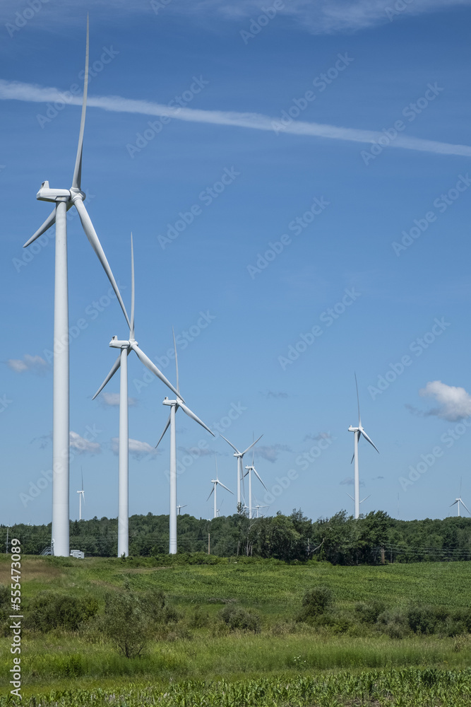 Wind turbine in Northern New York; Lowville, New York, United States of America Wind turbine in Northern New York; Lowville, New York, United States of America
