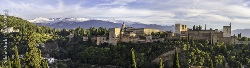 The Alhambra, a palace and fortress complex; Granada, Spain photo