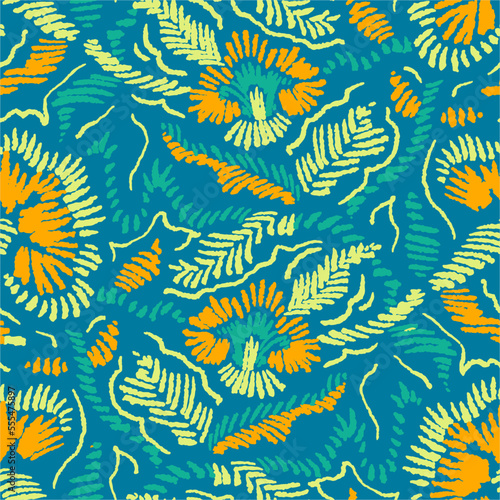 Seamless pattern - decorative embroidery