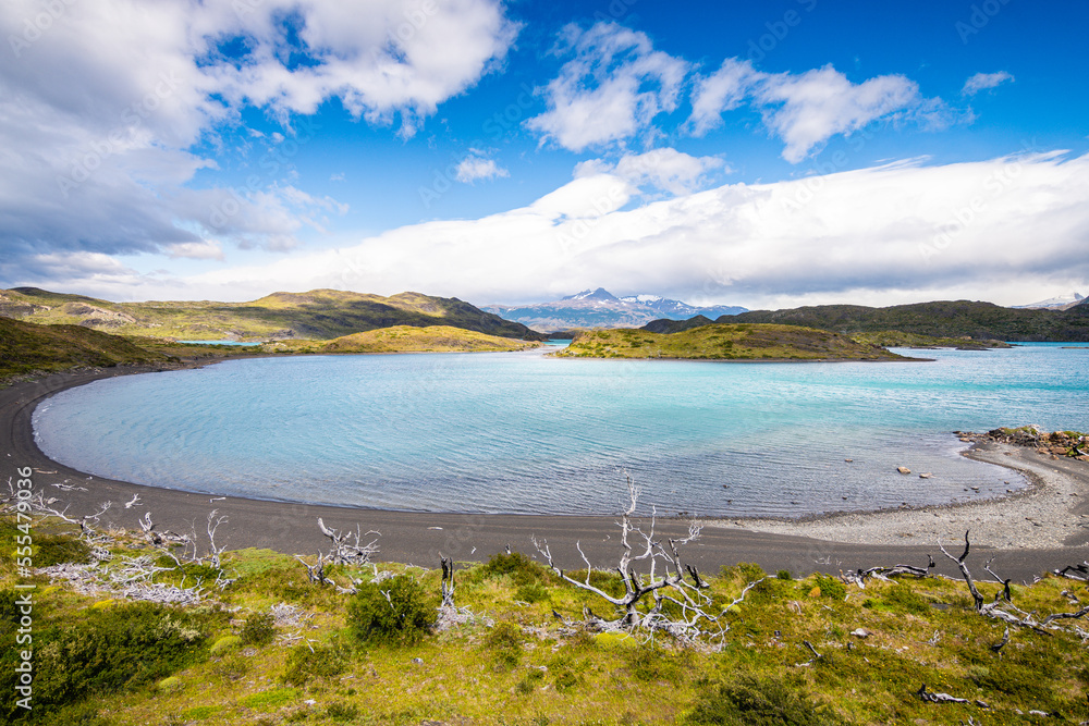 amazing landscape of torres del paine national park, chile