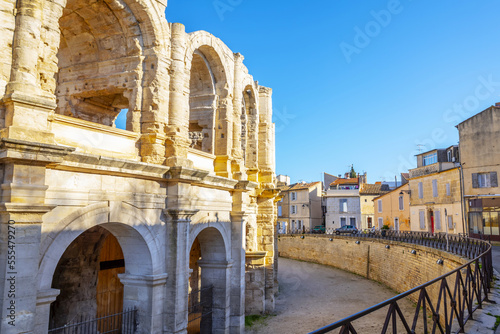 Arles Amphitheatre; Provence Alpes Cote d'Azur, France photo