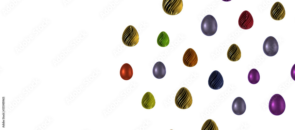 Colorful handmade easter eggs Colorful handmade easter eggs