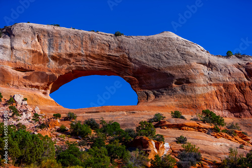 Natural arch formation, Arches National Park; Utah, United States of America photo