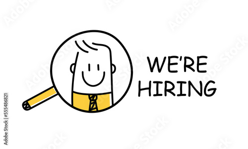 Search job vacancy icon.
