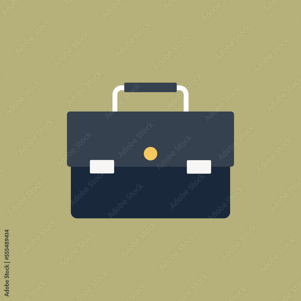 Vector illustration of briefcase icon for papers and documents. Vector illustration of briefcase icon for papers and documents.