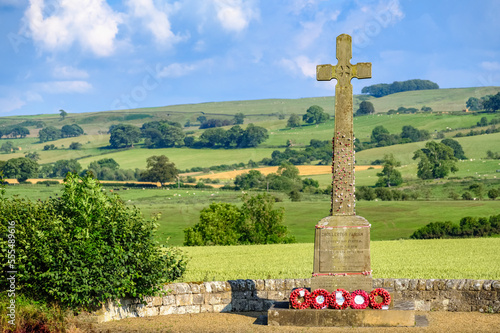 World War One war memorial at Chollerton Parish; Chollerton, Northumberland, England photo