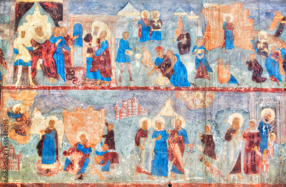 Fresco, St Michael the Archangel Church; Yaroslavl, Yaroslavl Oblast, Russia