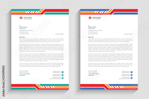 letterhead template design 