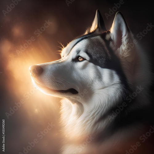 husky dog © jahidsuniverse