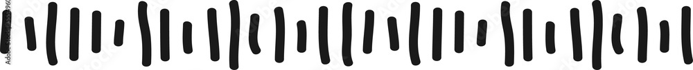 Handdrawn ethnic black border line Handdrawn ethnic black border line