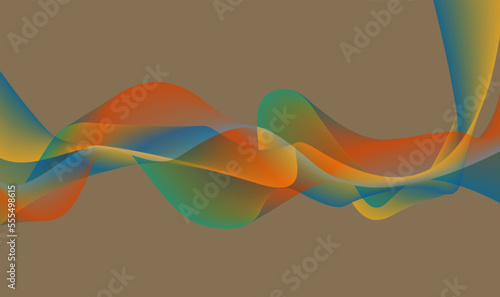 Fondo abstracto de colores brillantes con fondo dorado