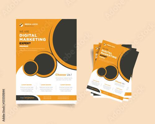 Corporate flyer template