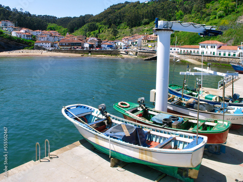 Tazones port, Villaviciosa municipality, Asturias, Spain photo