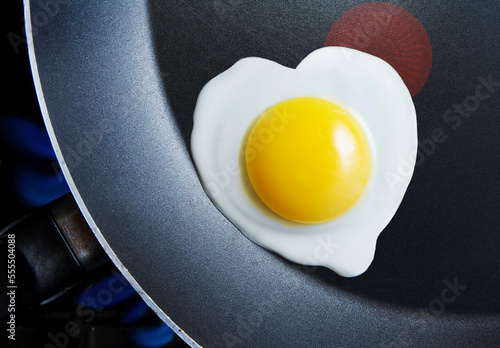 Heart Shaped Fried Egg photo