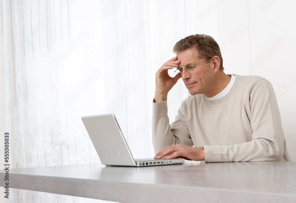Man Using Laptop Man Using Laptop