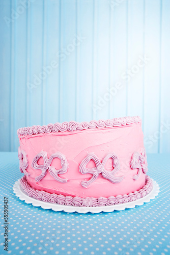 Lopsided Birthday Cake