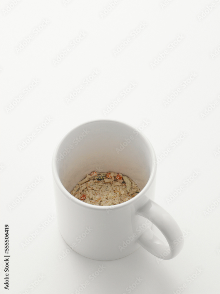 Cup with Instant Soup, Studio Shot Cup with Instant Soup, Studio Shot