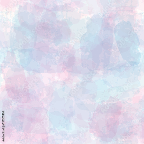 Watercolor seamless pattern, rainbow colors girly print, tie dye pastel spring background © Good Goods