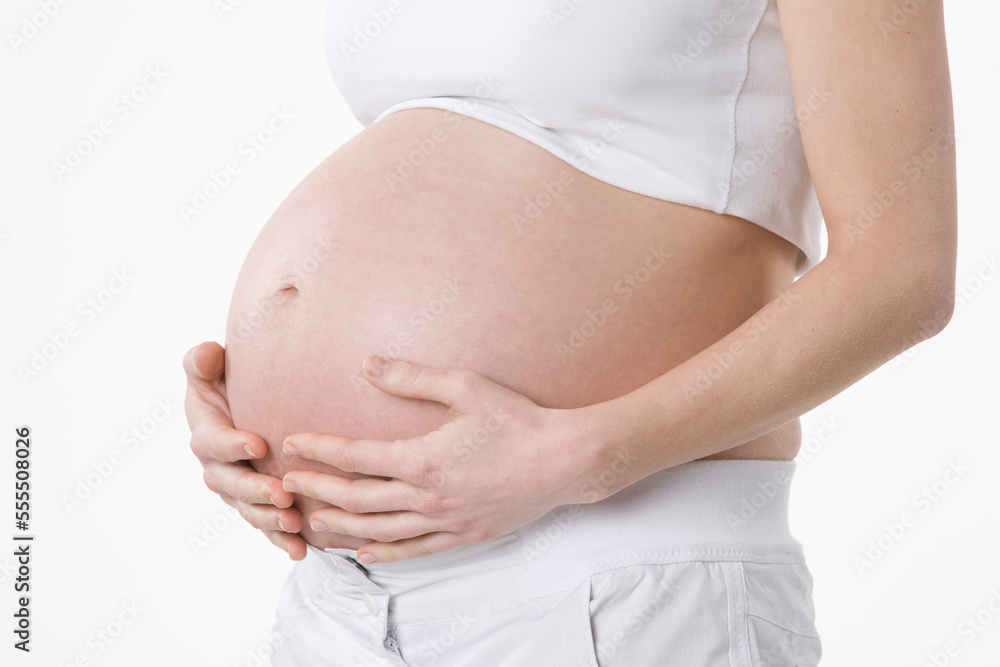Close-up of Pregnant Woman's Belly Close-up of Pregnant Woman's Belly