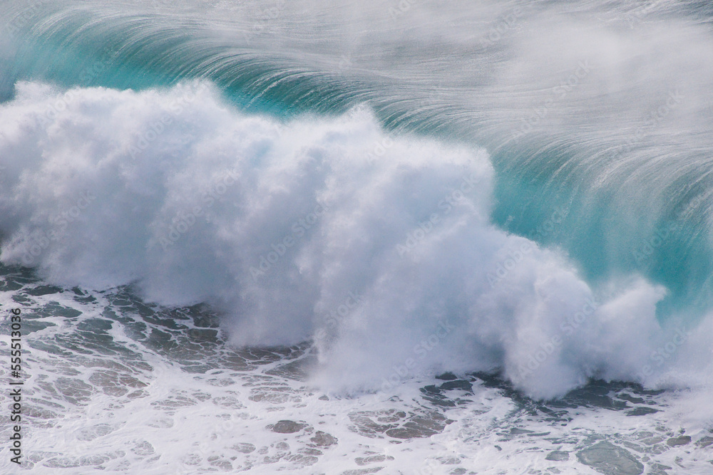 Waves, Na Pali Coast, Kauai, Hawaii, USA Waves, Na Pali Coast, Kauai, Hawaii, USA