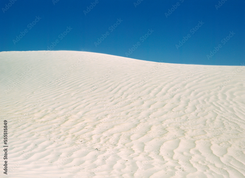 Desert, White Sand Dune Desert, White Sand Dune