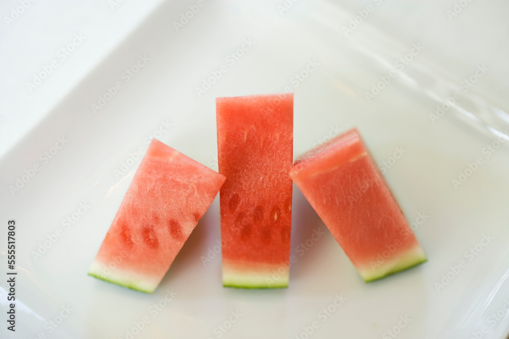 Watermelon on Plate Watermelon on Plate