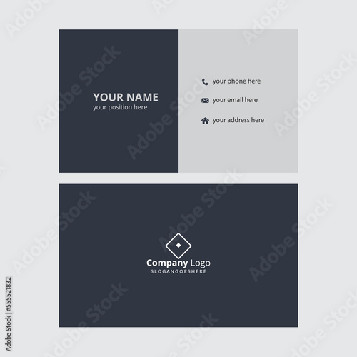 Modern And Unique Business Card Design Template © MuhammadAhsan