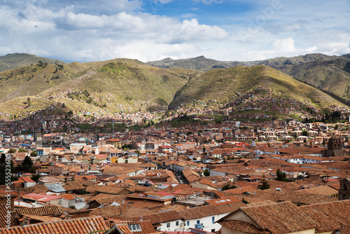 Rooftops, Cuzco, Peru photo