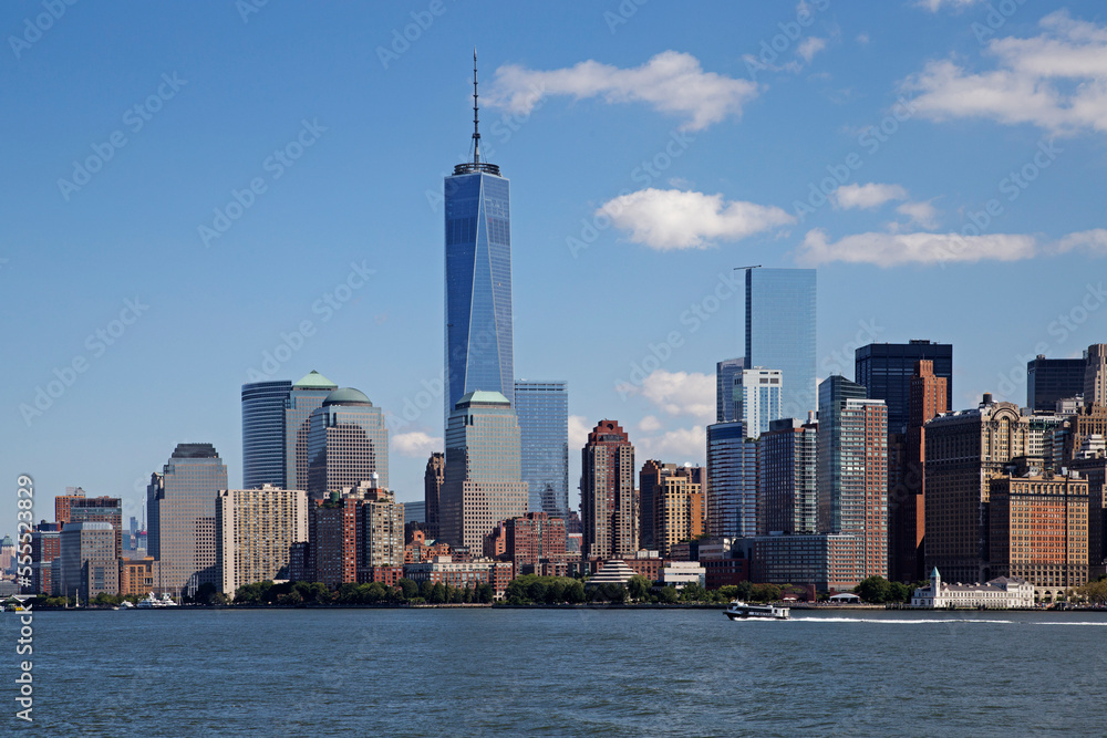 New York City Skyline with One World Trade Center, New York, USA New York City Skyline with One World Trade Center, New York, USA