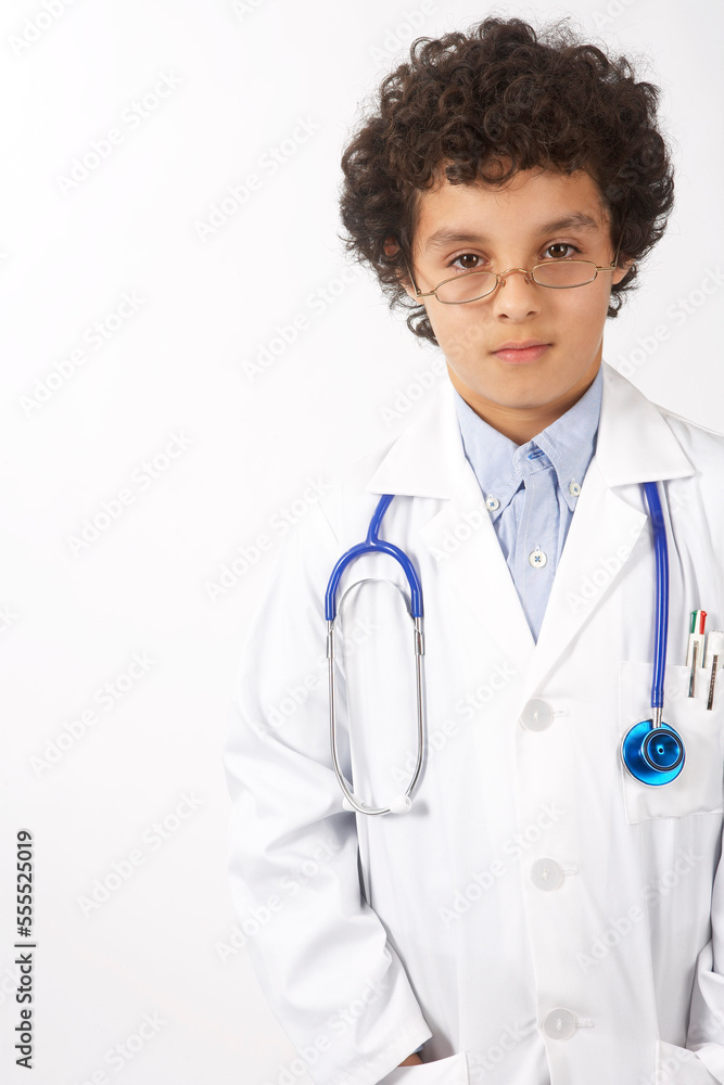 Boy Dressed as Doctor
