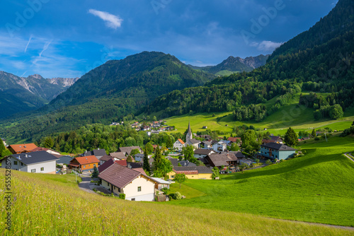 Village of Gurtis in the Walgau Valley, Vorarberg, Austria © TRAVEL EASY