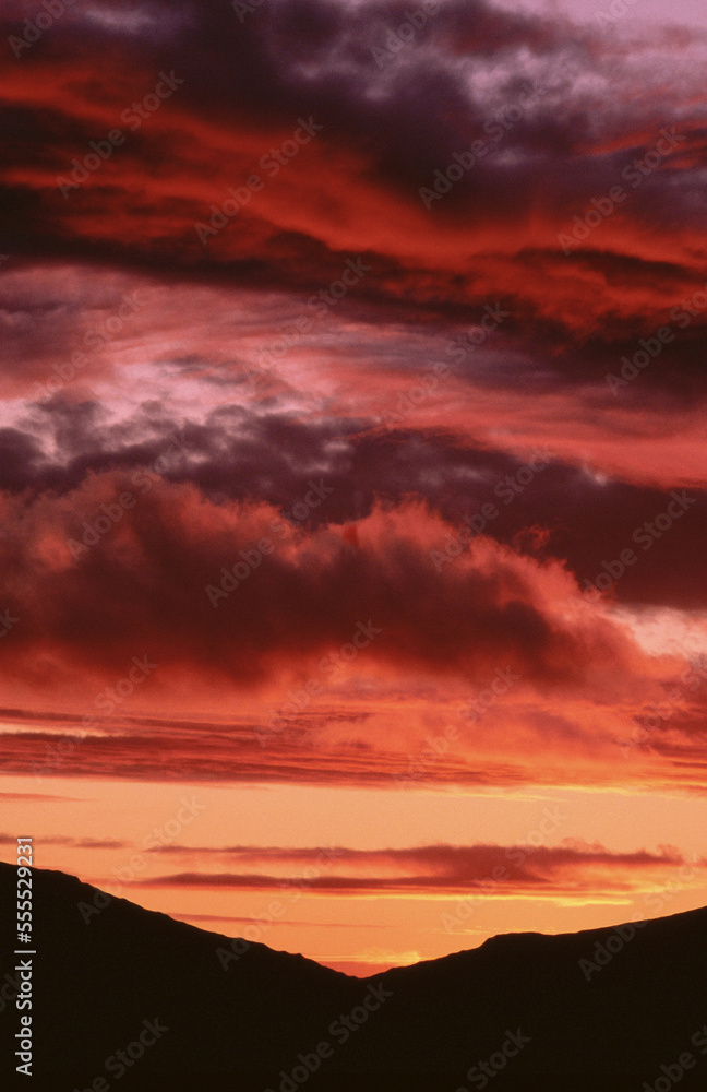 Sunset, Kamieskroon, Namaqualand, South Africa