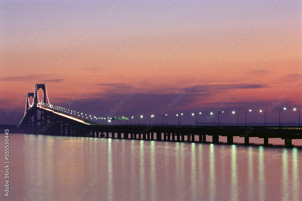 Claiborne Pell Newport Bridge, Newport, Rhode Island, USA Claiborne Pell Newport Bridge, Newport, Rhode Island, USA