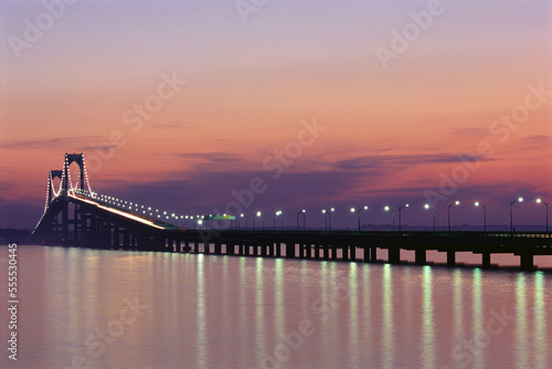 Claiborne Pell Newport Bridge, Newport, Rhode Island, USA photo