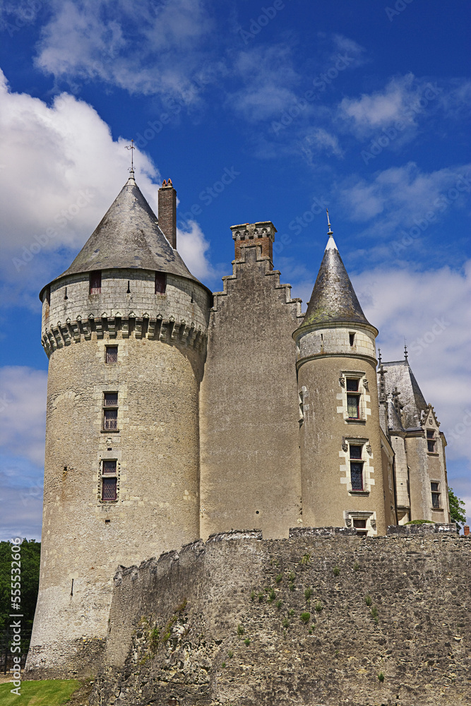 Chateau de Montpoupon, Cere-la-Ronde, Indre-et-Loire, Loire Valley, France Chateau de Montpoupon, Cere-la-Ronde, Indre-et-Loire, Loire Valley, France