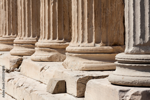 Columns, Erechtheum, Acropolis, Athens, Greece photo