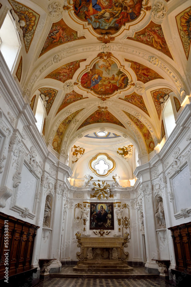interior of the Certosa di San Lorenzo Padula Italy