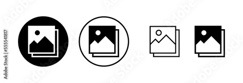 Picture icon vector illustration. photo gallery sign and symbol. image icon