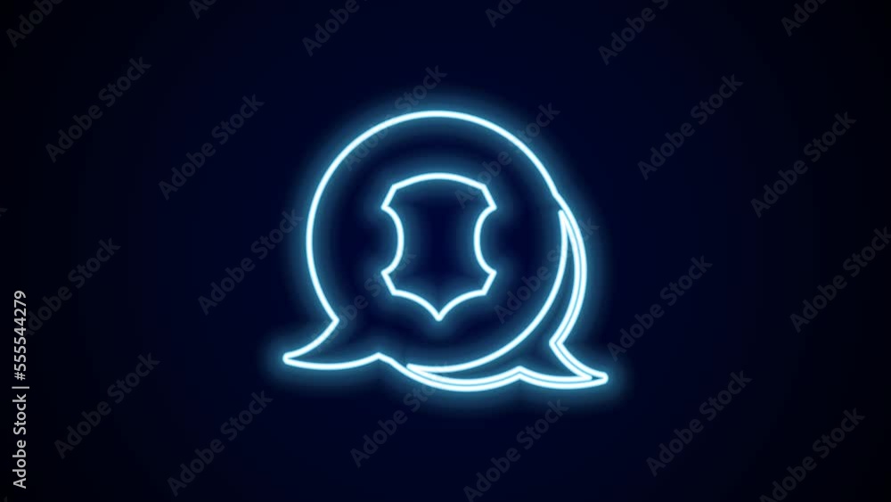Glowing neon line Leather icon isolated on black background. 4K Video motion graphic animation Glowing neon line Leather icon isolated on black background. 4K Video motion graphic animation