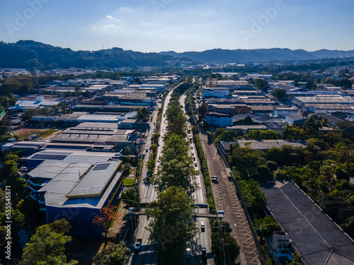 Beautiful aerial view of the city and buildings of Tegucigalpa in Honduras  photo